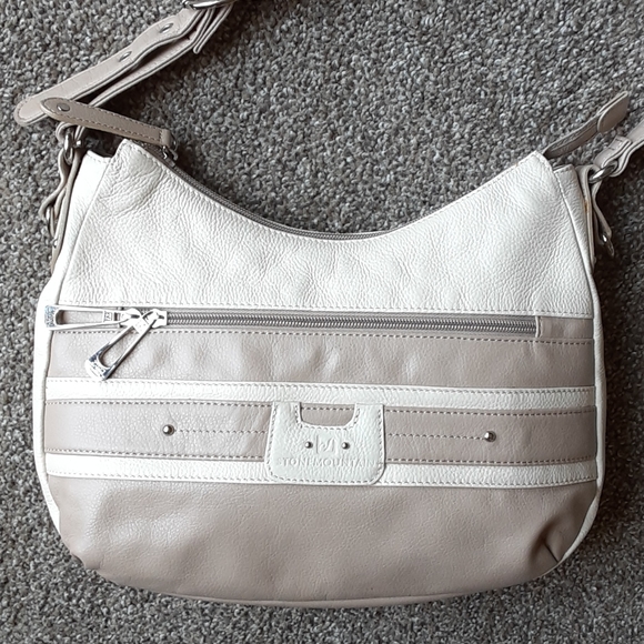 Stone Mountain Accessories Bags Stone Mountain Cream Leather